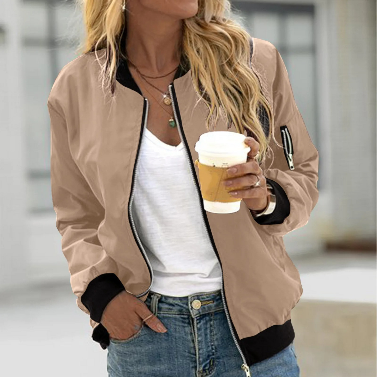 Gail | Stylish Women's Bomber Jacket