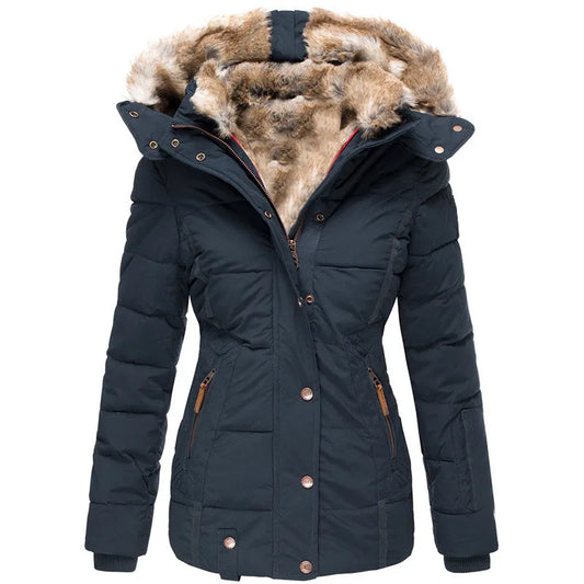 Kathy - Women Faux Fur-Lined Winter Parka