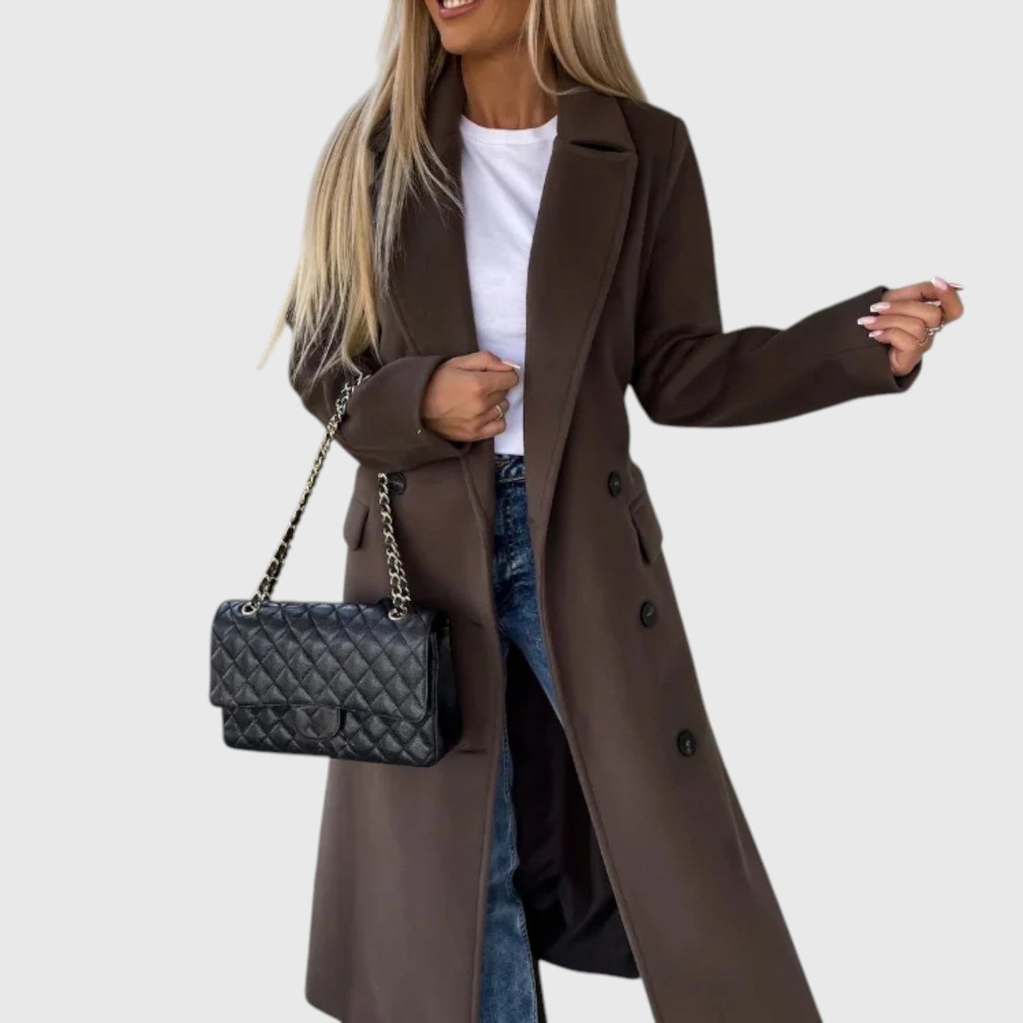 Rita - Timeless Double-Breasted Coat