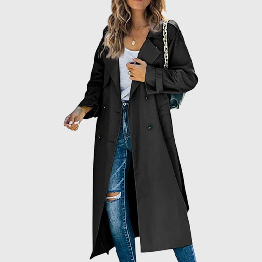 Janet - Women’s Long Trench Coat